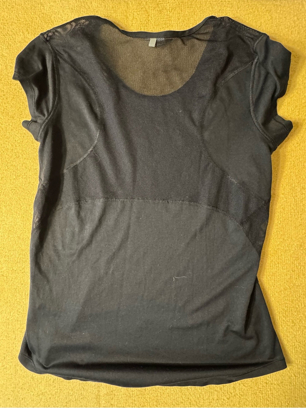 Nike Black Short Sleeve Dri-FIT Mesh Athletic Tee - Picture 6 of 6